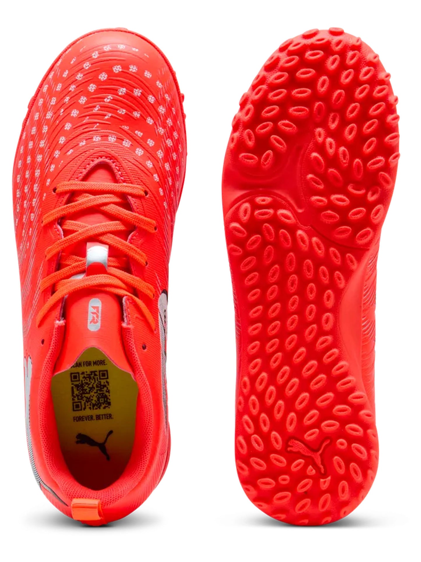 Scarpe da calcio Puma Future 9 Play bimbo/a arancioni