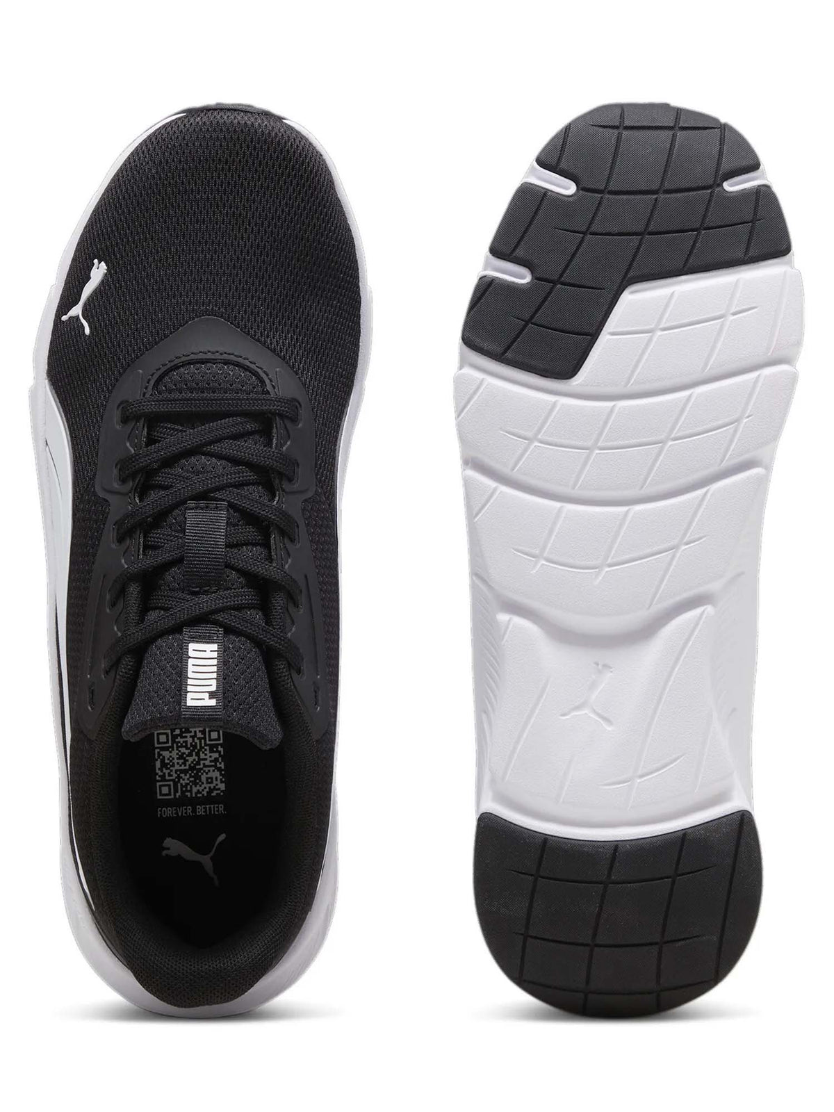 Puma flexfocus lite scarpa running da uomo nero-bianco