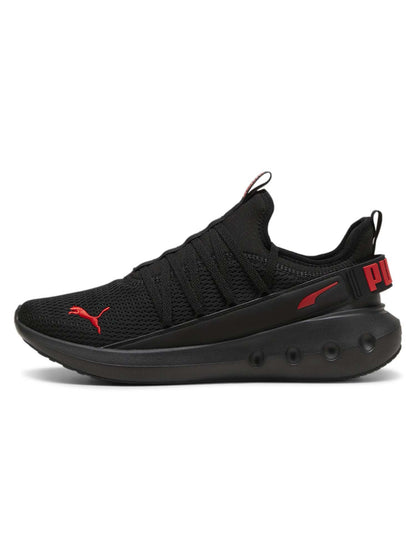 Puma softride carson sneakers da uomo nero rosso
