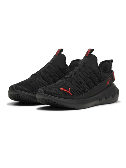 Puma softride carson sneakers da uomo nero rosso
