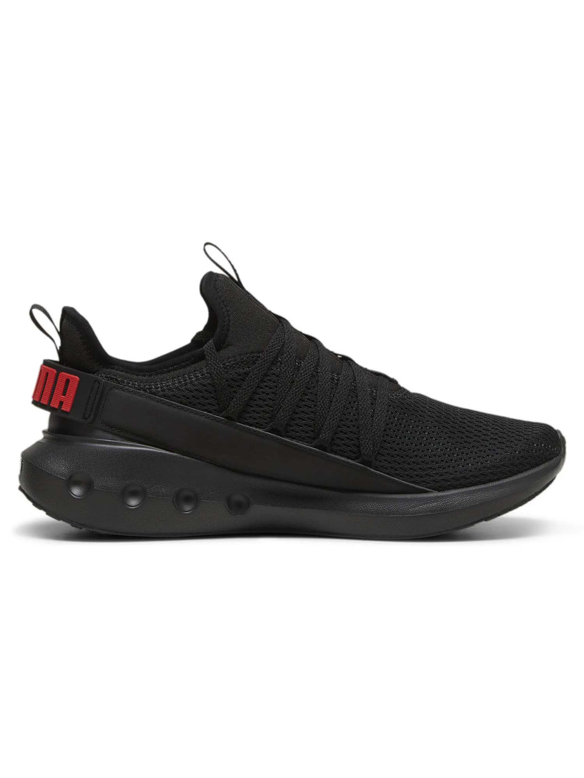 Puma softride carson sneakers da uomo nero rosso