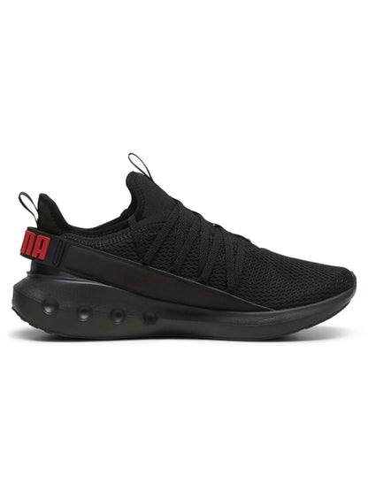 Puma softride carson sneakers da uomo nero rosso