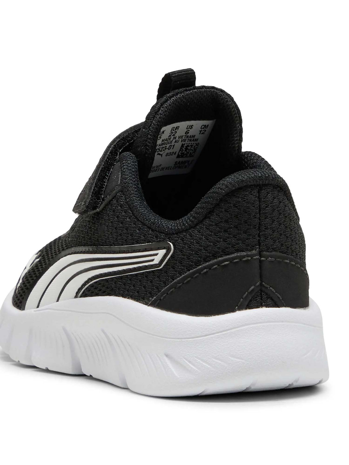 Puma td flexfocus scarpa running da bambino/a nero-bianco