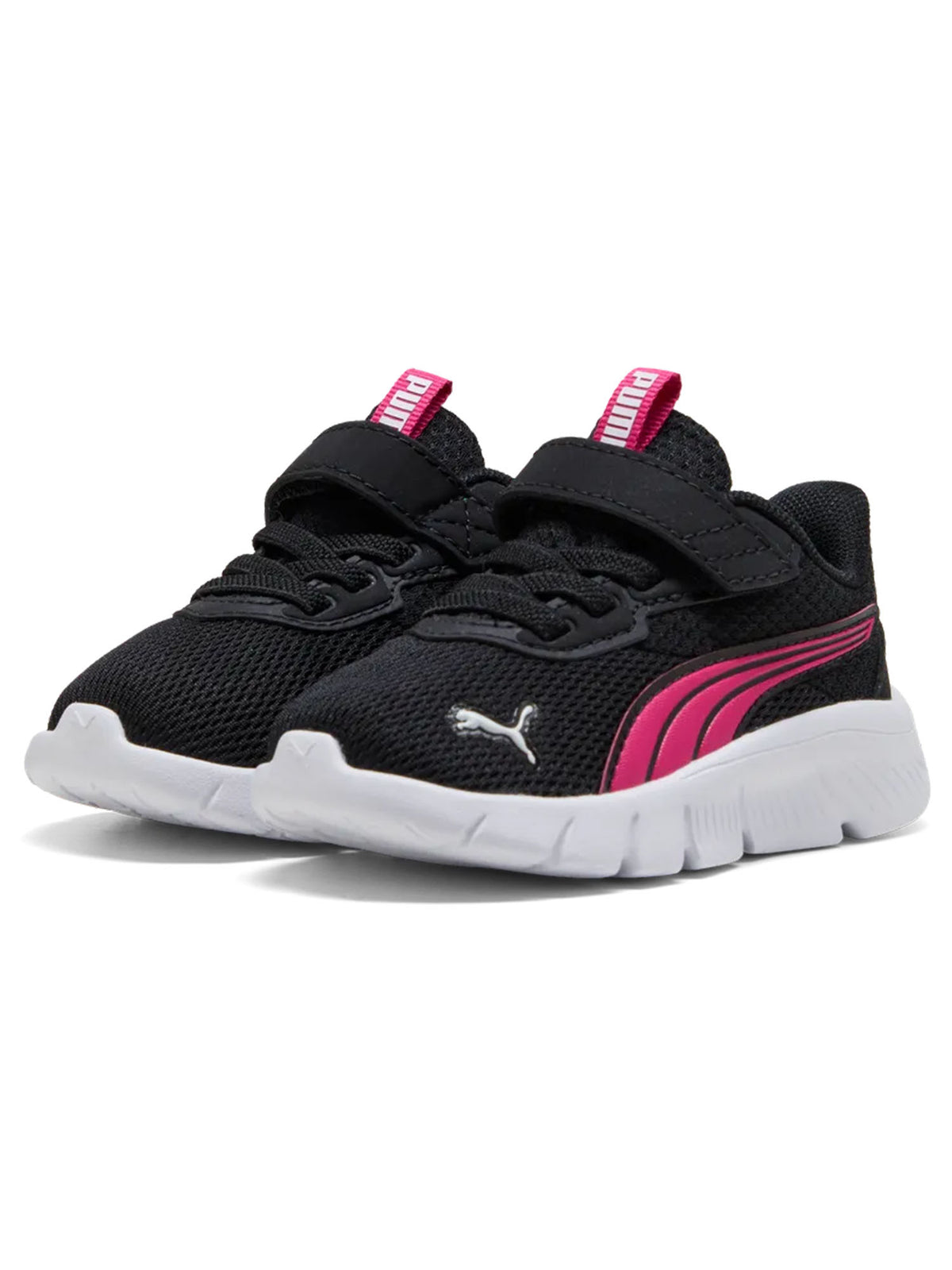 Puma flexfocus lite scarpa running da bambino/a nero fuxia