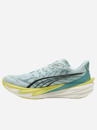 Puma Deviate Nitro 4, scarpe da running uomo azzurre leggere e reattive
