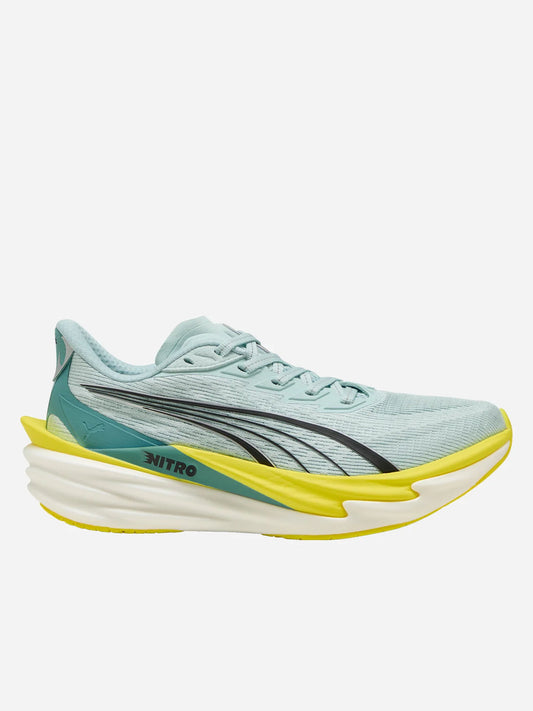 Puma Deviate Nitro 4, scarpe running unisex azzurre fresh water