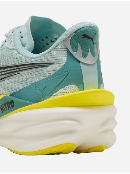 Puma Deviate Nitro 4, scarpe da running donna azzurre Fresh Water