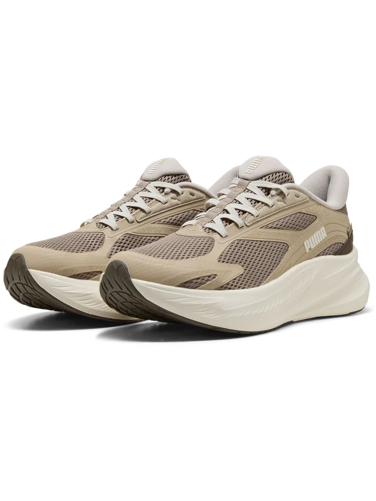Puma maxstride lite scarpa running da uomo beige