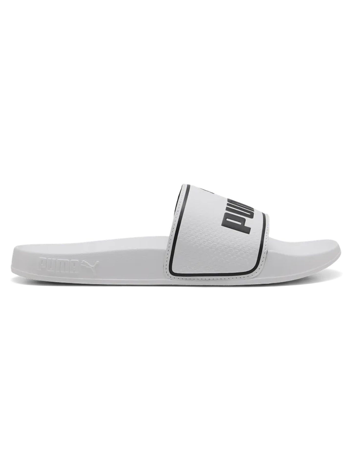 Ciabatte Puma Leadcat 2.0 da uomo in bianco con fascia imbottita