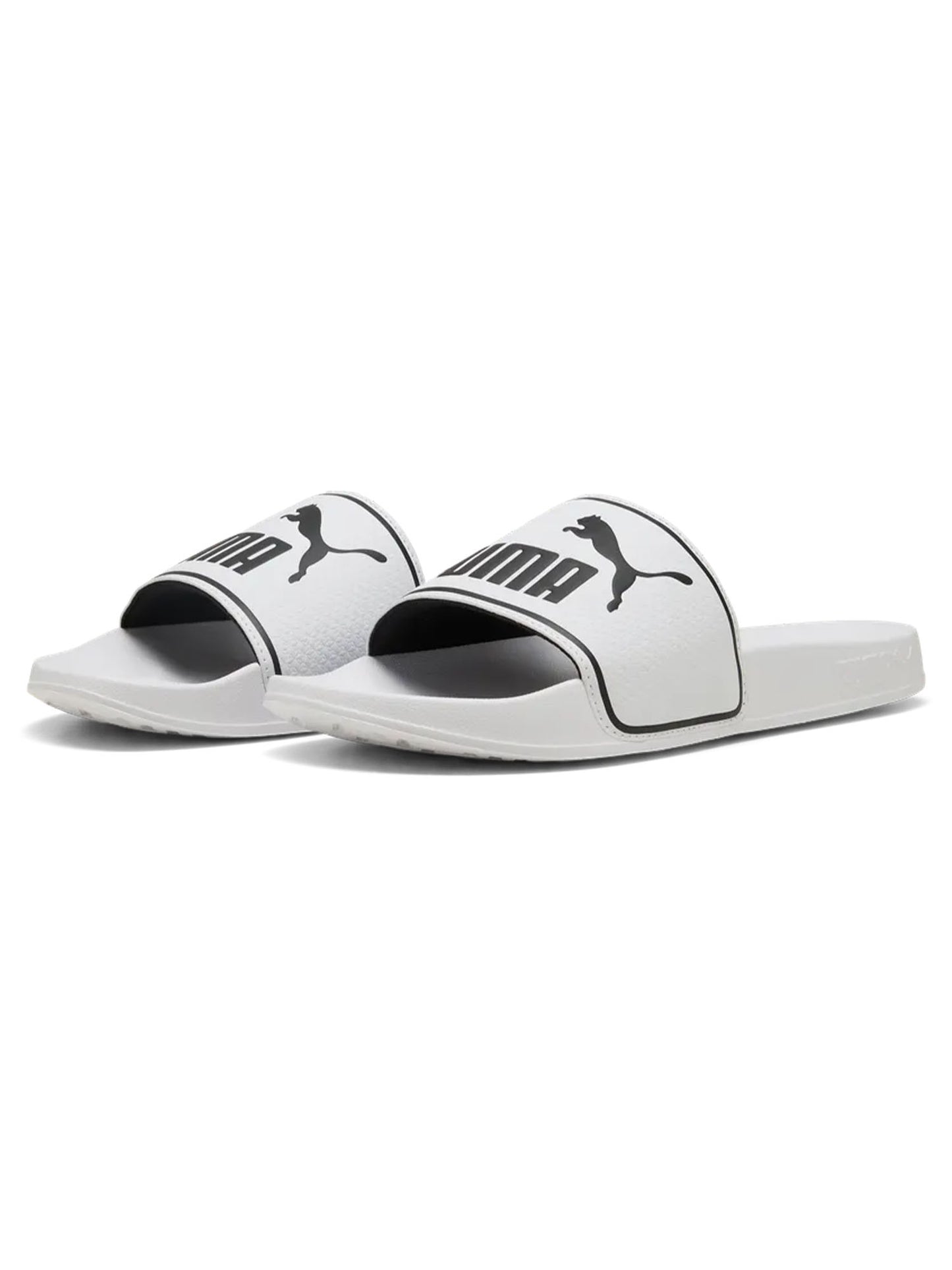 Ciabatte Puma Leadcat 2.0 da uomo in bianco con fascia imbottita