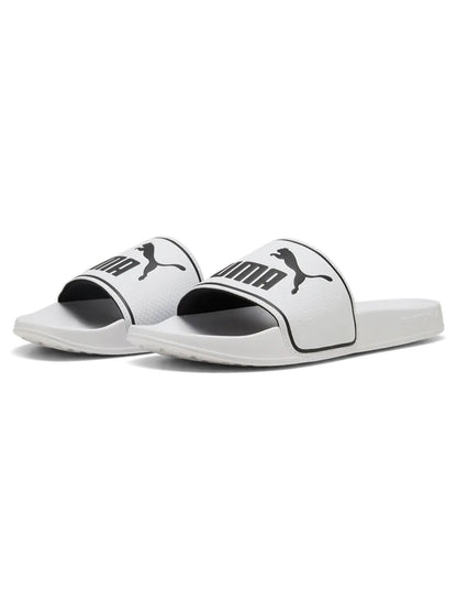 Ciabatte Puma Leadcat 2.0 da uomo in bianco con fascia imbottita