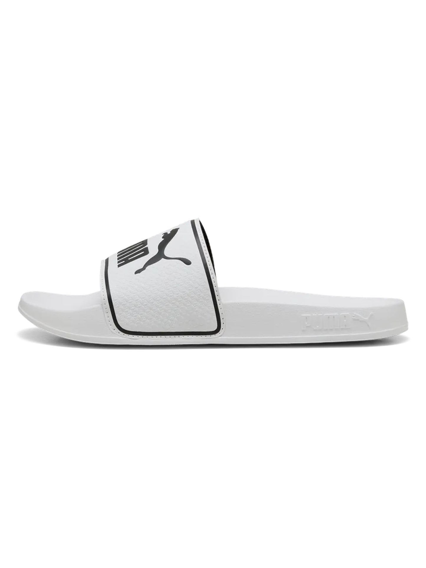 Ciabatte Puma Leadcat 2.0 da uomo in bianco con fascia imbottita