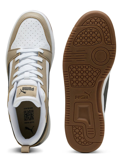 SNEAKERS BASSE REBOUND V6 LOW PUMA DA UOMO BIANCO BEIGE