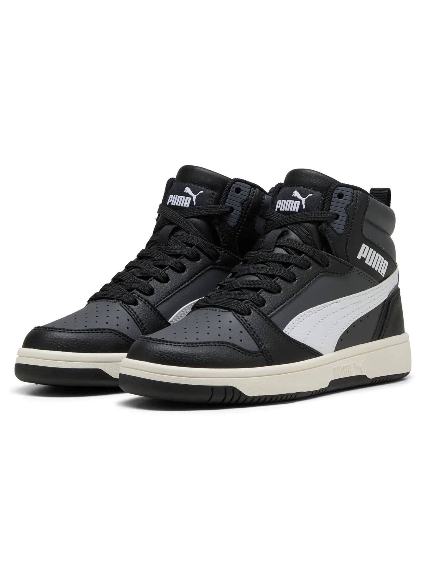 SNEAKERS REBOUND V6 MID PUMA DA RAGAZZI NERO