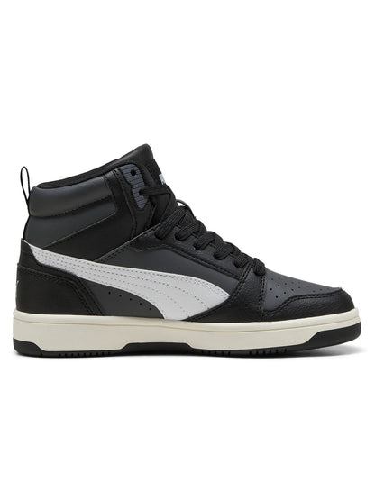 SNEAKERS REBOUND V6 MID PUMA DA RAGAZZI NERO