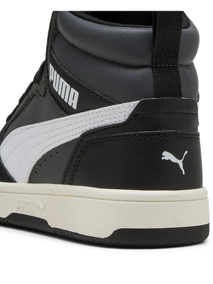 SNEAKERS REBOUND V6 MID PUMA DA RAGAZZI NERO