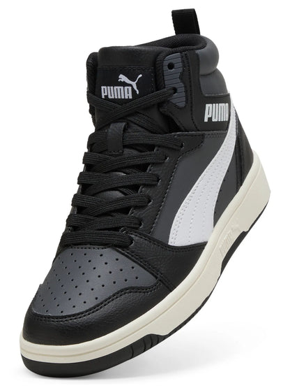 SNEAKERS REBOUND V6 MID PUMA DA RAGAZZI NERO