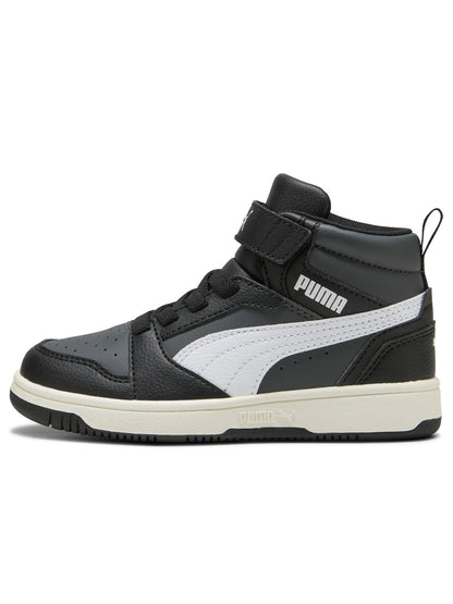 SNEAKERS REBOUND V6 MID PUMA DA BAMBINI NERO