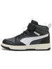 sneakers-rebound-v6-mid-puma-da-bambini-nero