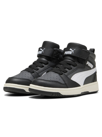 SNEAKERS REBOUND V6 MID PUMA DA BAMBINI NERO