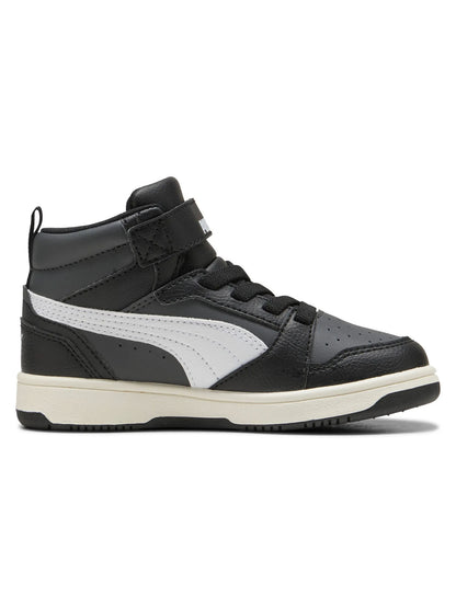 SNEAKERS REBOUND V6 MID PUMA DA BAMBINI NERO