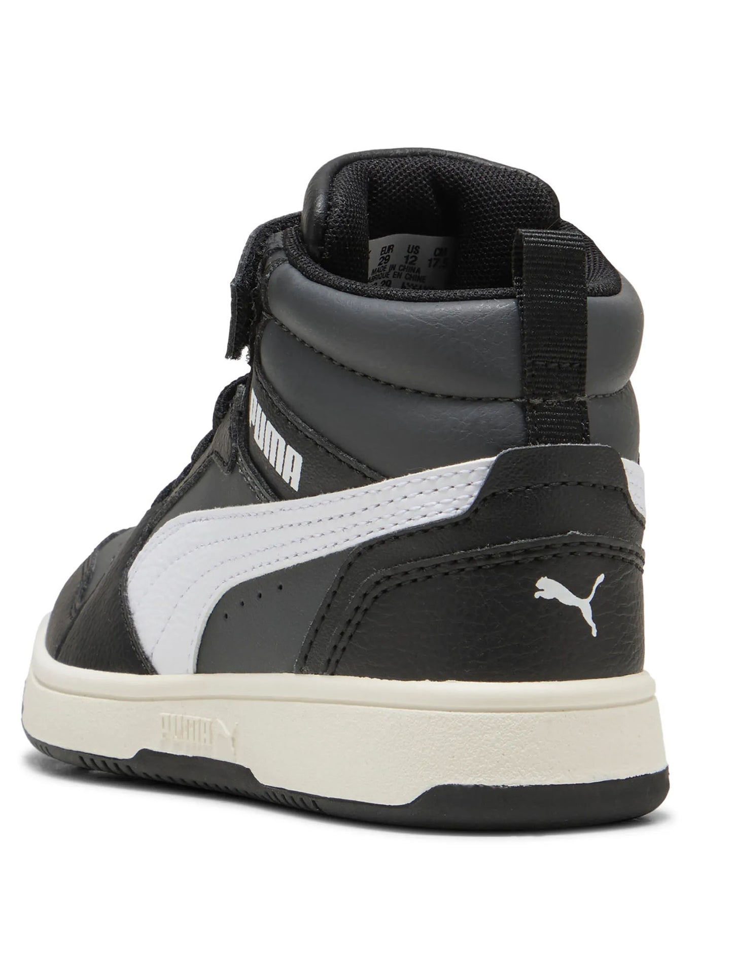 SNEAKERS REBOUND V6 MID PUMA DA BAMBINI NERO