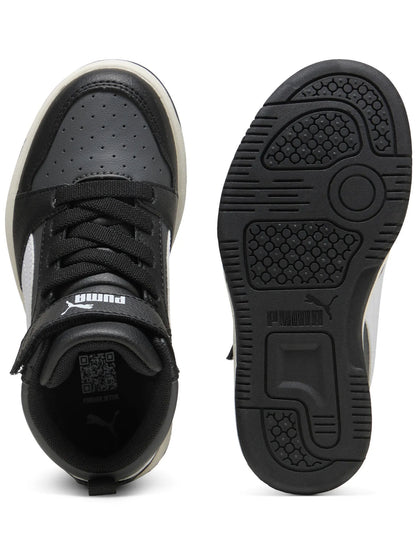 SNEAKERS REBOUND V6 MID PUMA DA BAMBINI NERO