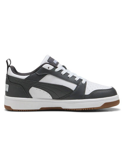 SNEAKERS BASSE REBOUND V6 PUMA DA RAGAZZI BIANCO GRIGIO