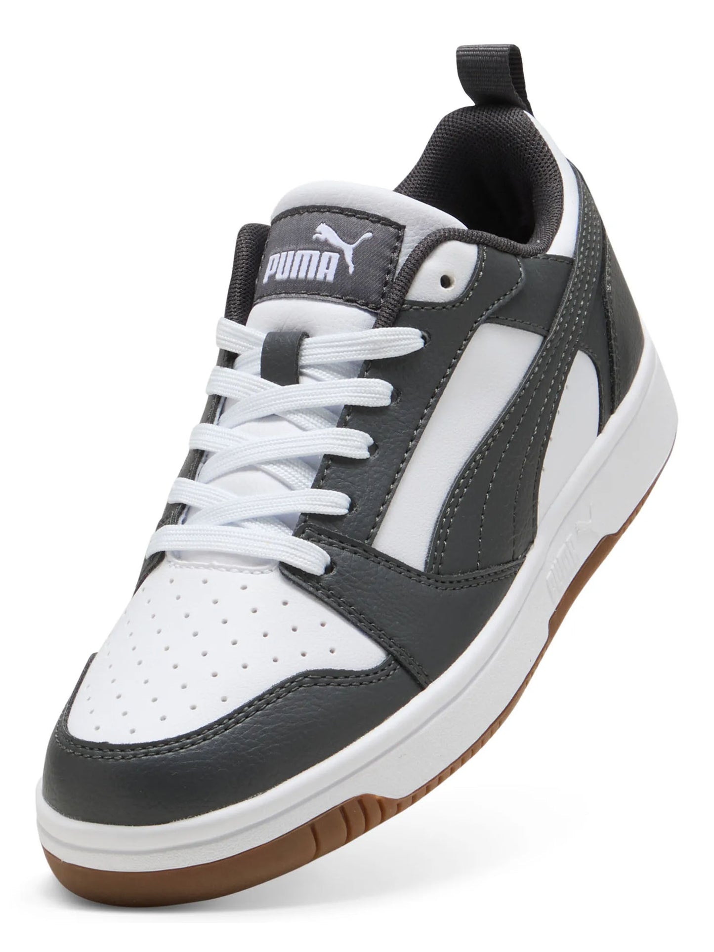 SNEAKERS BASSE REBOUND V6 PUMA DA RAGAZZI BIANCO GRIGIO