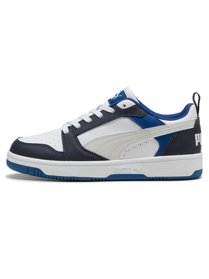 SNEAKERS BASSE REBOUND V6 PUMA DA RAGAZZI BIANCO BLU