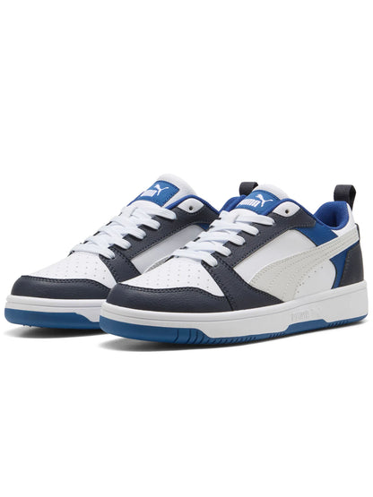 SNEAKERS BASSE REBOUND V6 PUMA DA RAGAZZI BIANCO BLU