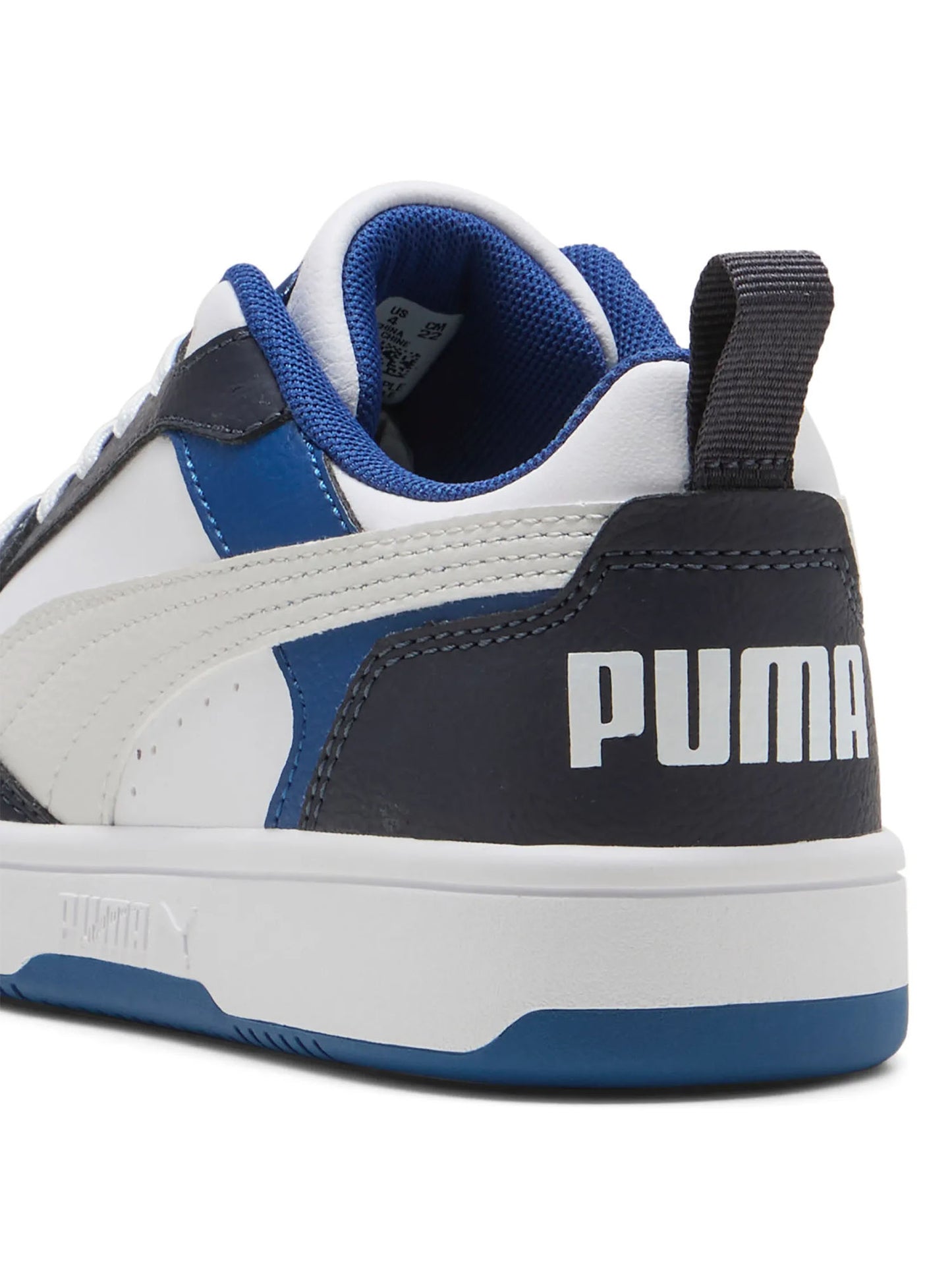 SNEAKERS BASSE REBOUND V6 PUMA DA RAGAZZI BIANCO BLU