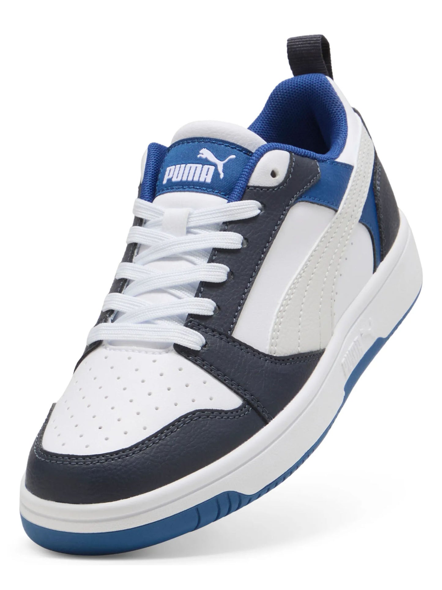 SNEAKERS BASSE REBOUND V6 PUMA DA RAGAZZI BIANCO BLU