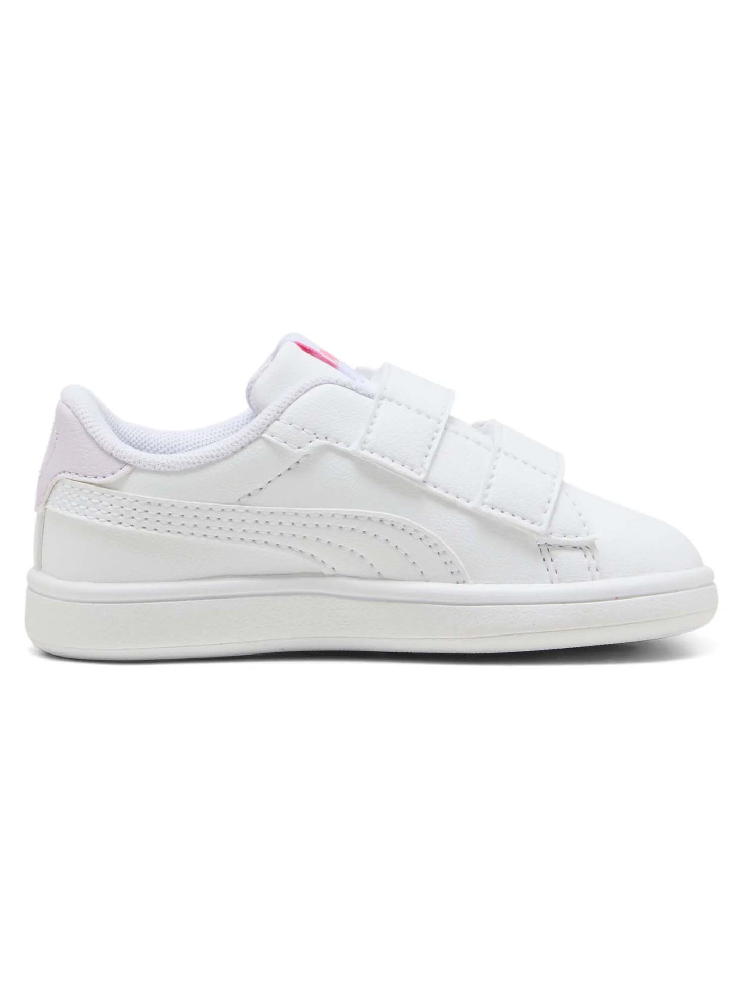 SNEAKERS SMASH 3.0 BADGE PUMA BAMBINA BIANCO ROSA