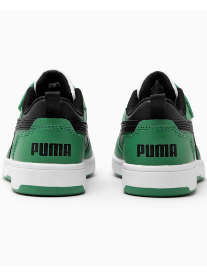 SNEAKERS REBOUND V6 LOW PUMA DA BAMBINO BIANCO VERDE