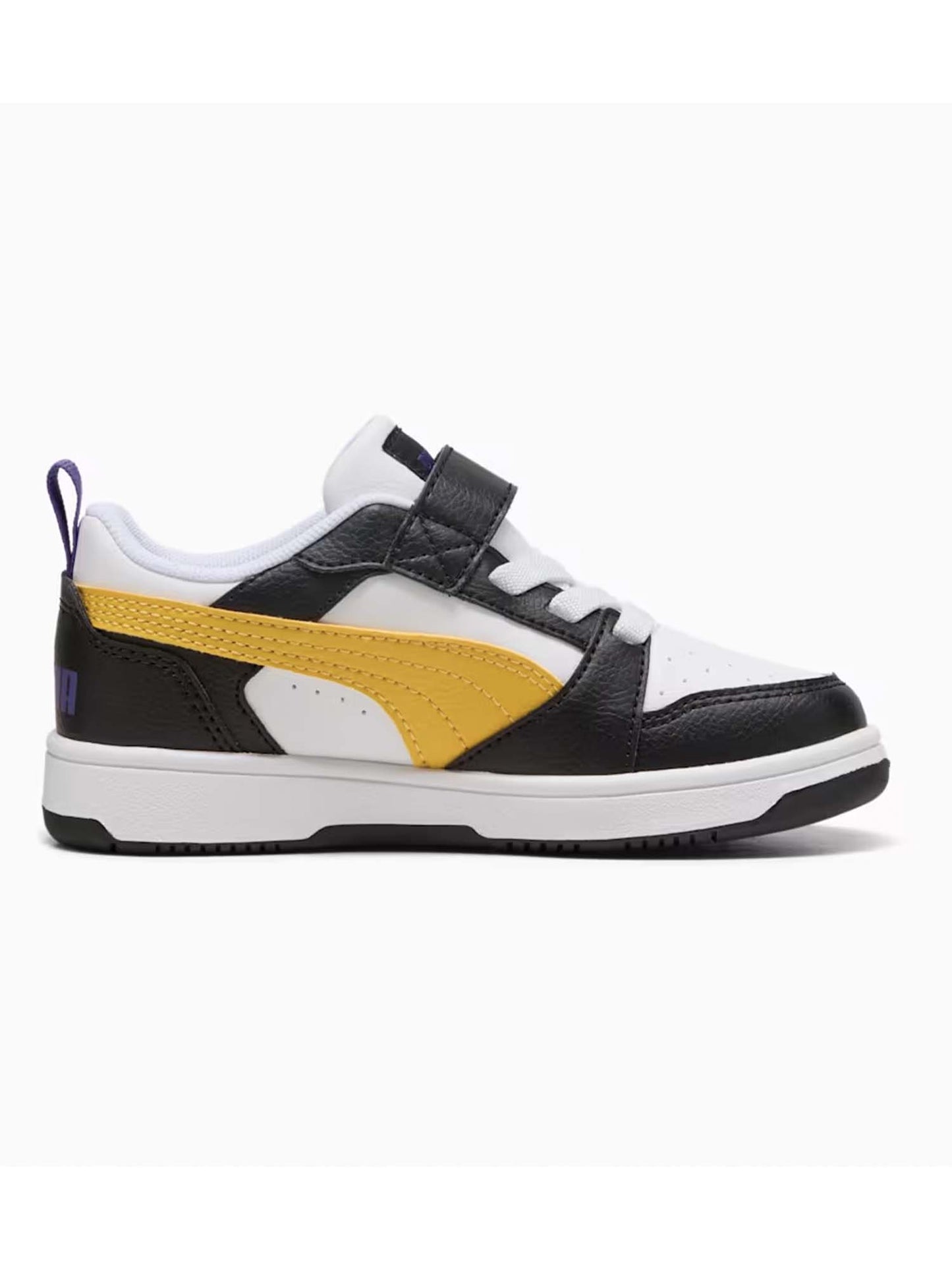 SNEAKERS REBOUND V6 LOW PUMA RAGAZZO NERO-GIALLO