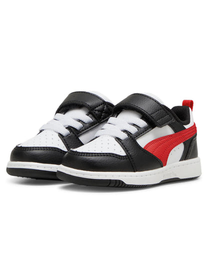SNEAKERS REBOUND V6 LOW PUMA DA BIMBO BIANCO ROSSO