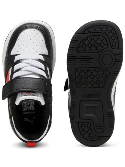 SNEAKERS REBOUND V6 LOW PUMA DA BIMBO BIANCO ROSSO