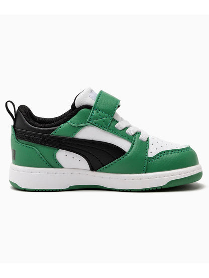 SNEAKERS REBOUND V6 LOW PUMA DA BIMBO BIANCO VERDE