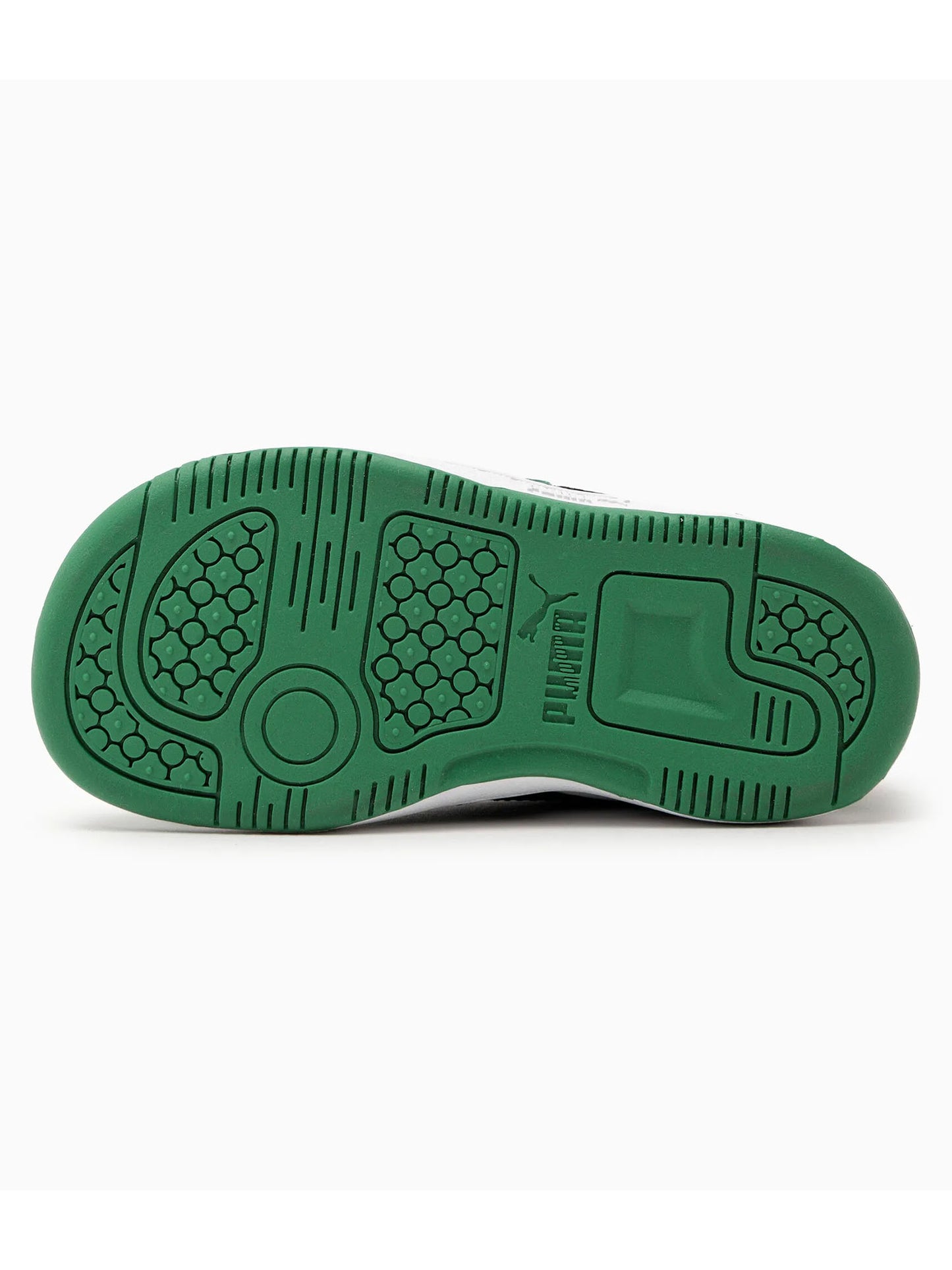 SNEAKERS REBOUND V6 LOW PUMA DA BIMBO BIANCO VERDE