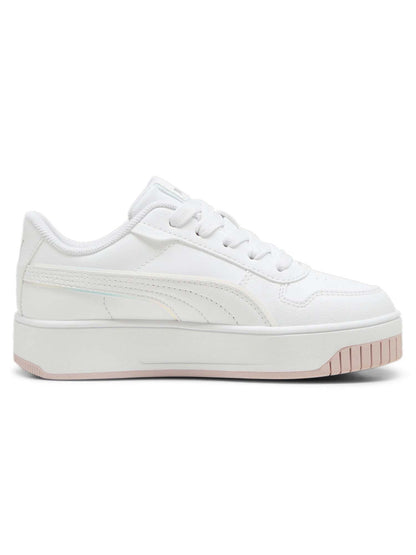 SNEAKERS CARINA STREET HOLO PUMA BAMBINA BIANCO ROSA
