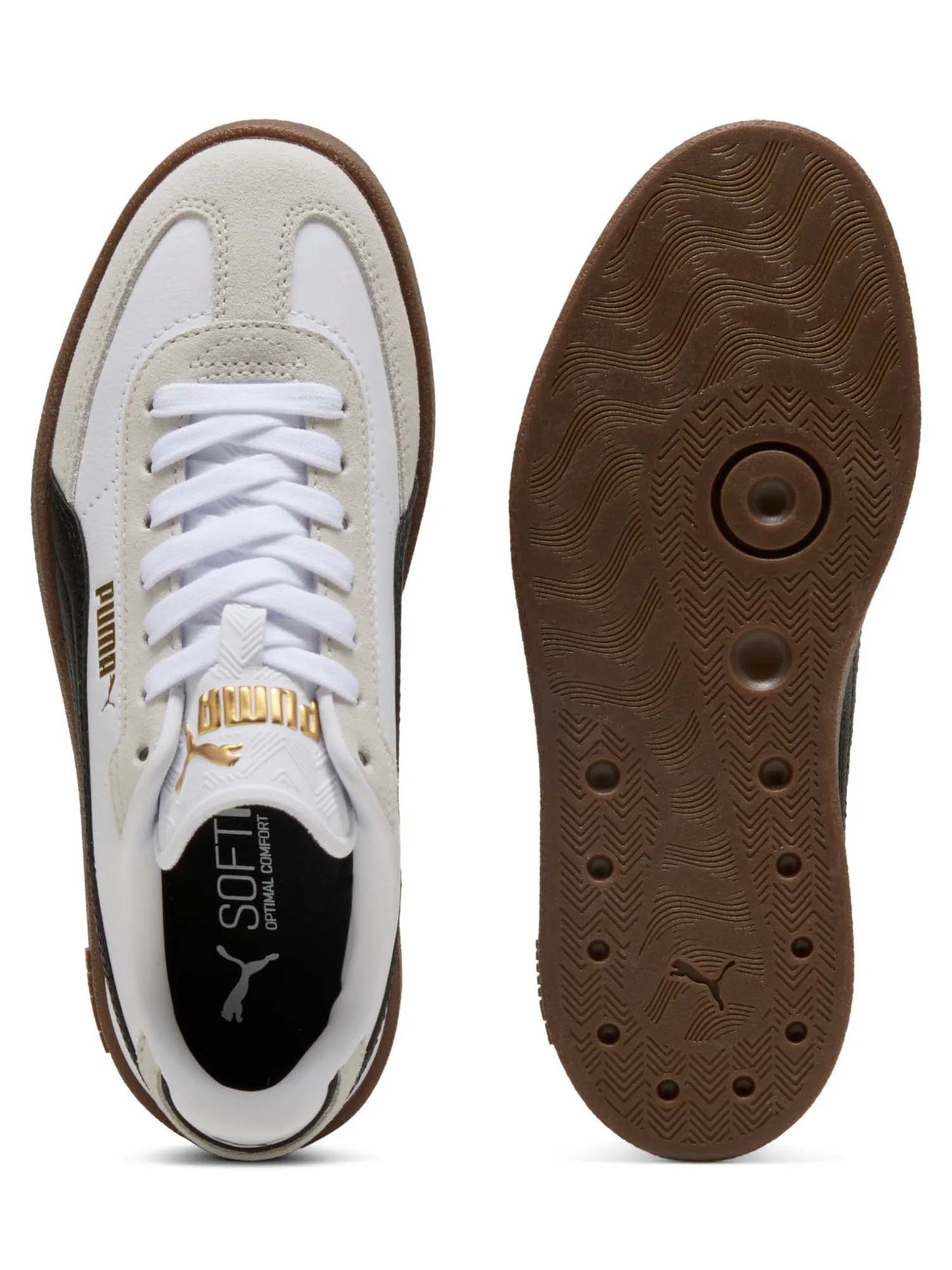 Sneakers Puma Club II Era da bambina bianche per uso sportivo