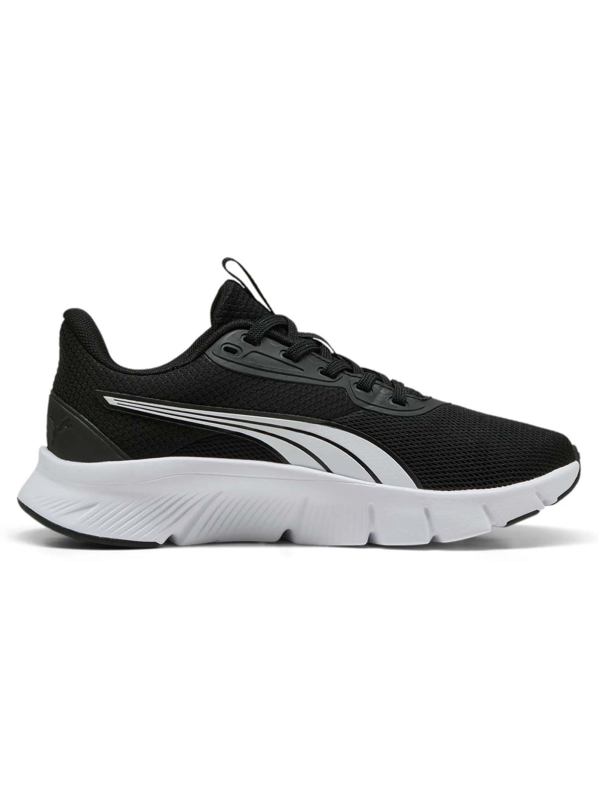 Puma gs flexfocus scarpa running da bambino/a nero-bianco