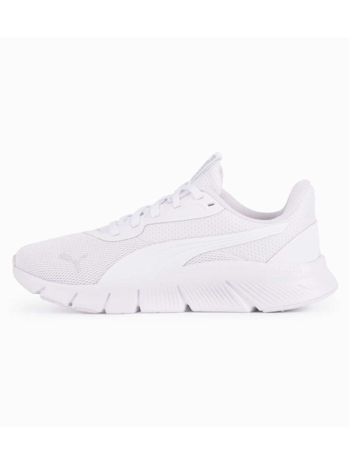 Puma Flex Focus Lite Modern, sneakers running unisex bambine bianche leggere