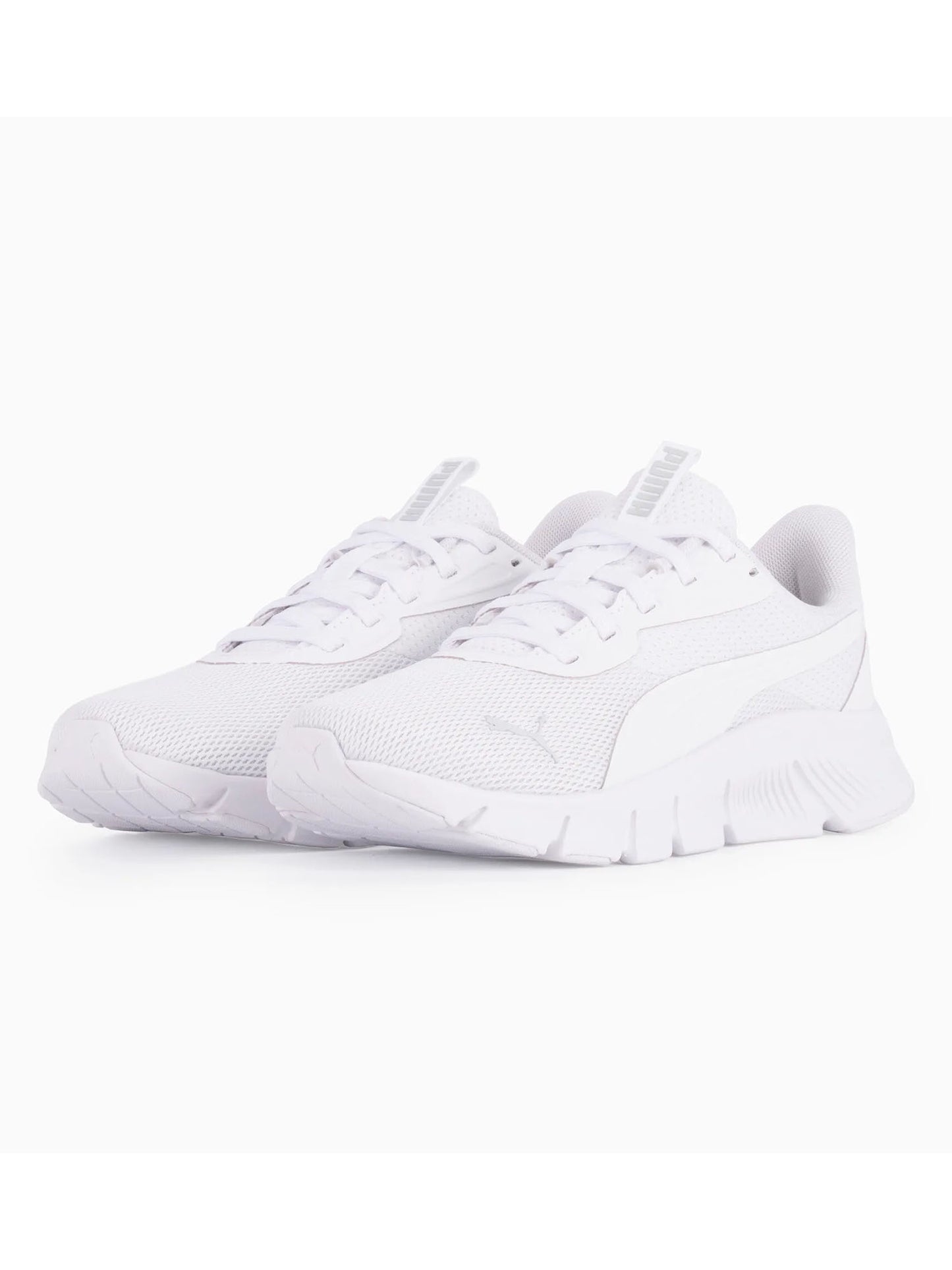 Puma Flex Focus Lite Modern, sneakers running unisex bambine bianche leggere