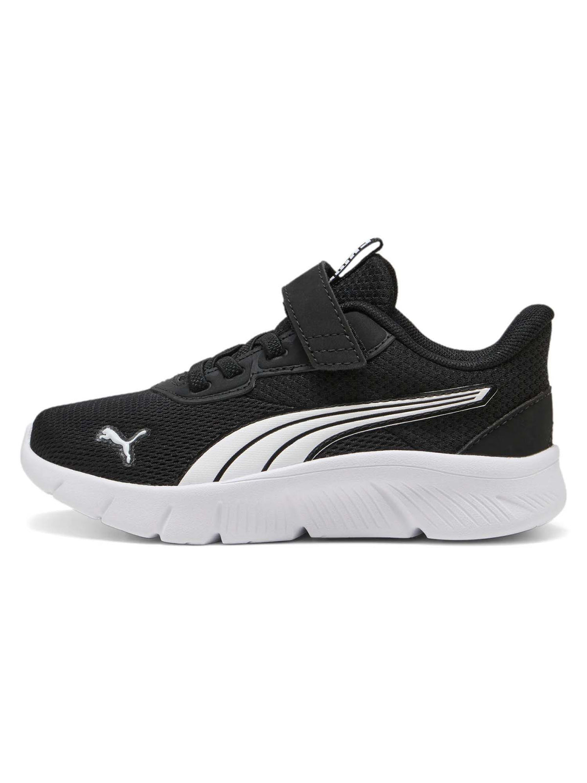 Puma ps flexfocus scarpa running da bambino/a nero-bianco