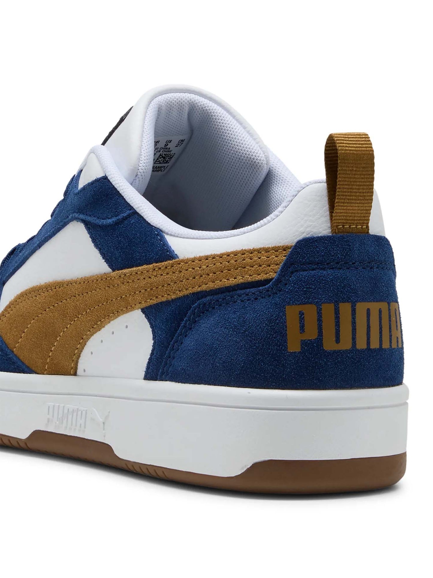 SNEAKERS REBOUND V6 LOW PUMA DA UOMO BIANCO MARRONE