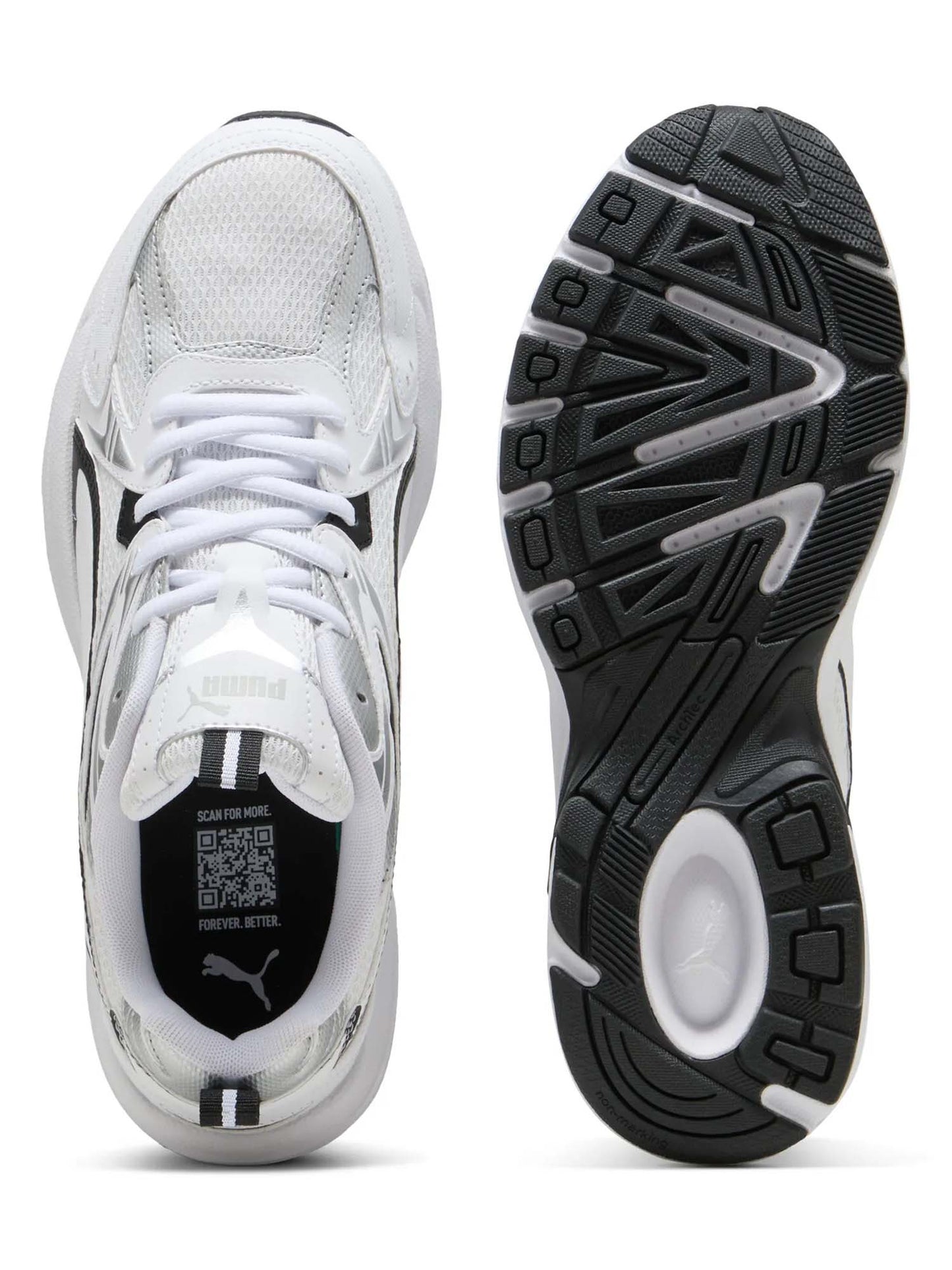 SNEAKERS MILENIO TECH PUMA UNISEX BIANCO ARGENTO