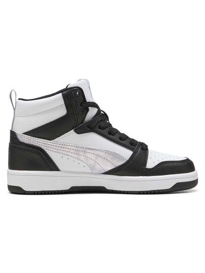 SNEAKERS REBOUND V6 MID PUMA DA RAGAZZA NERO VIOLA