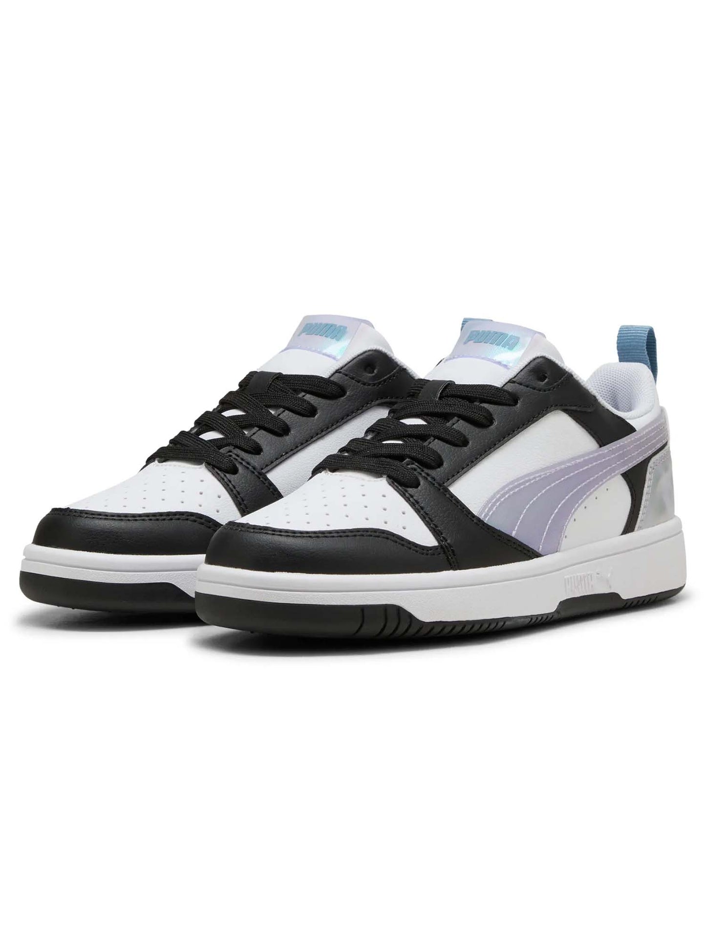 SNEAKERS REBOUND V6 LOW SPACE BELLE PUMA DA RAGAZZA NERO VIOLA